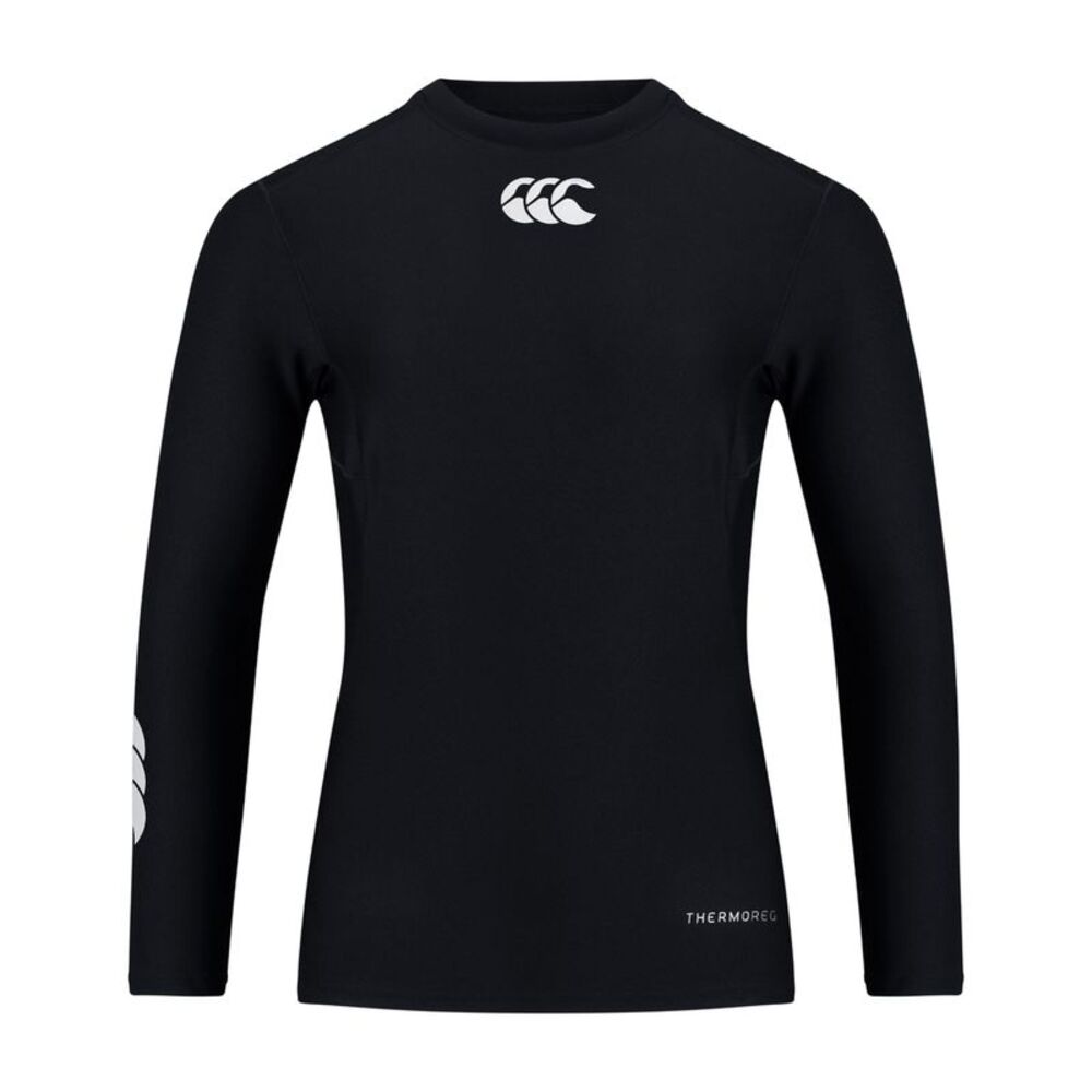 Canterbury Childrens/Kids Thermoreg Long-Sleeved Base Layer Top / Black